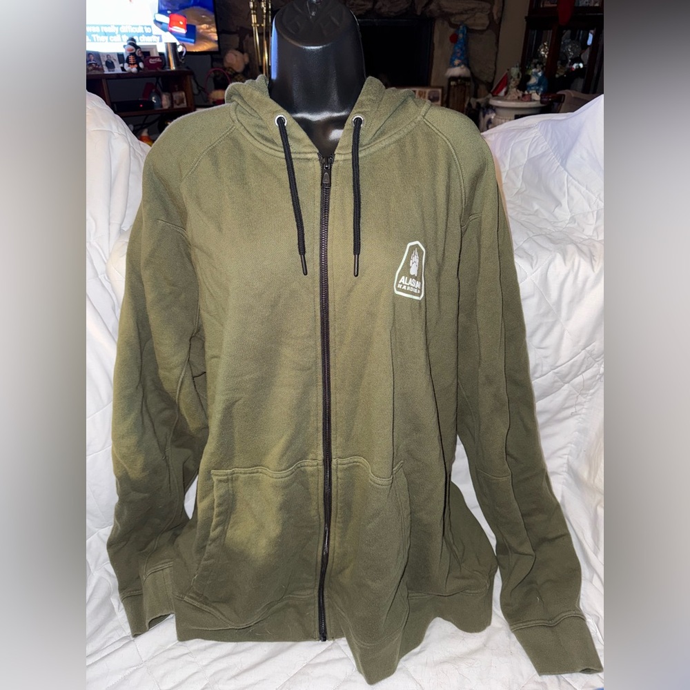 Duluth Trading Co AKHG Crosshaul Standard Fit Full Zip Hoodie Sweatshirt